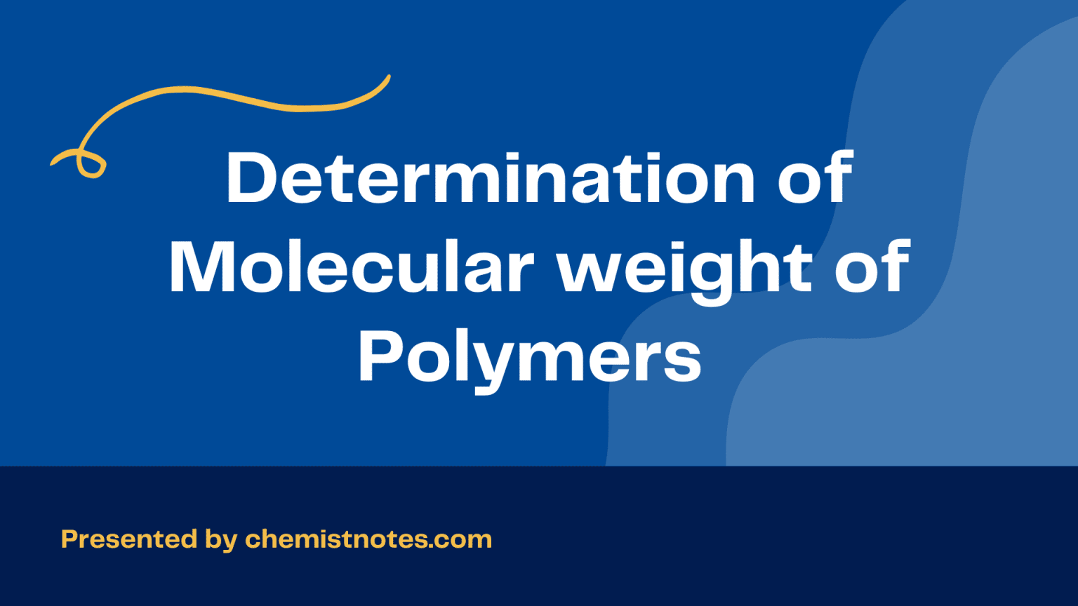 molecular weight determination of polymers by light scattering method