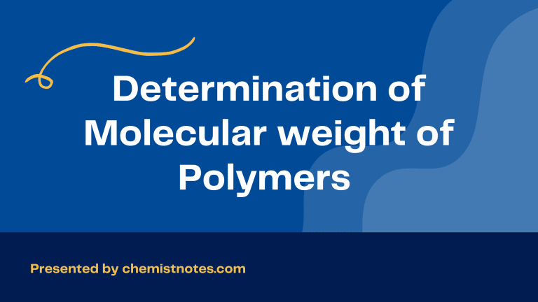 Determination of molecular weight of polymers