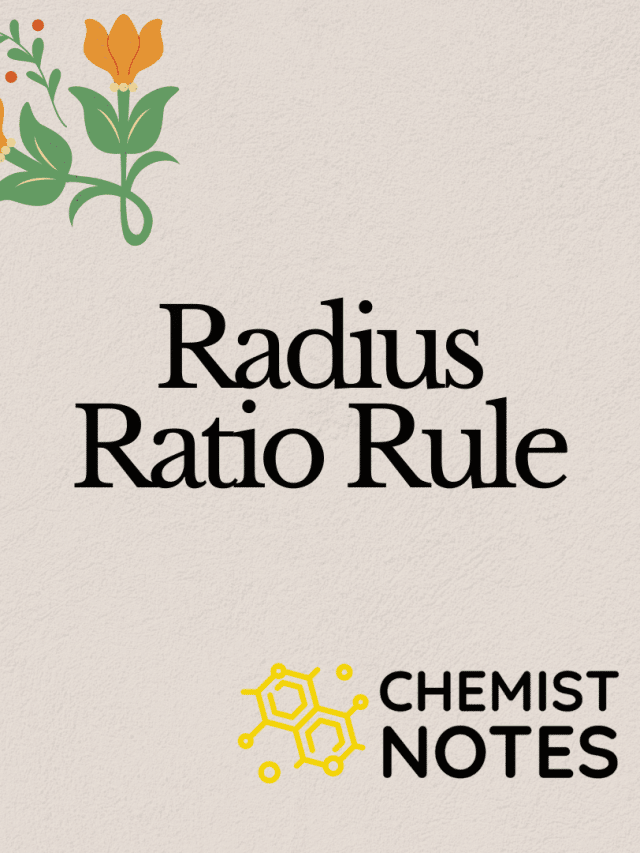 radius ratio rule