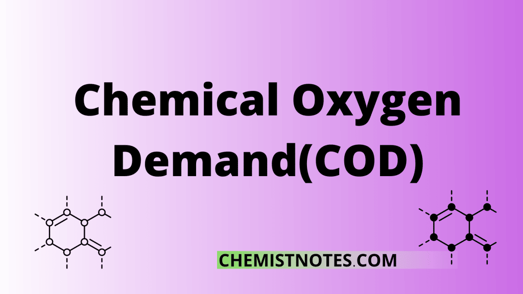 Chemical oxygen demand