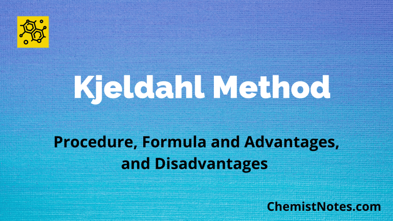 Kjeldahl method