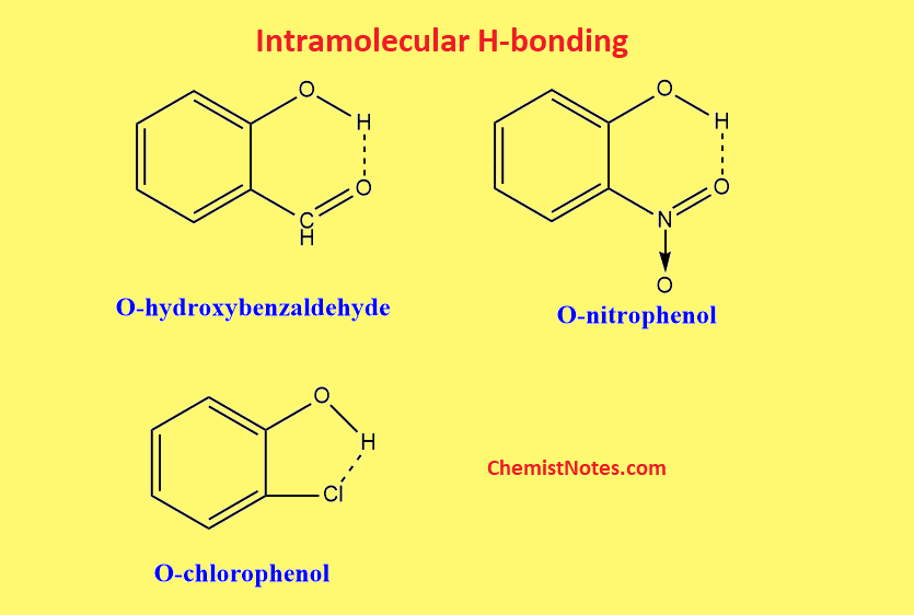 Intramolecular hydrogen bonding