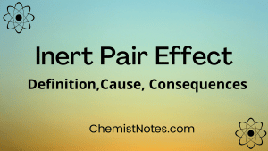 what is the inert pair effect