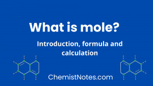 What is mole concept?