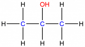 rubbing alcohol structure