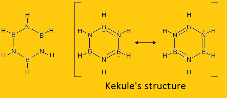 structure of borazine
structure of borazole