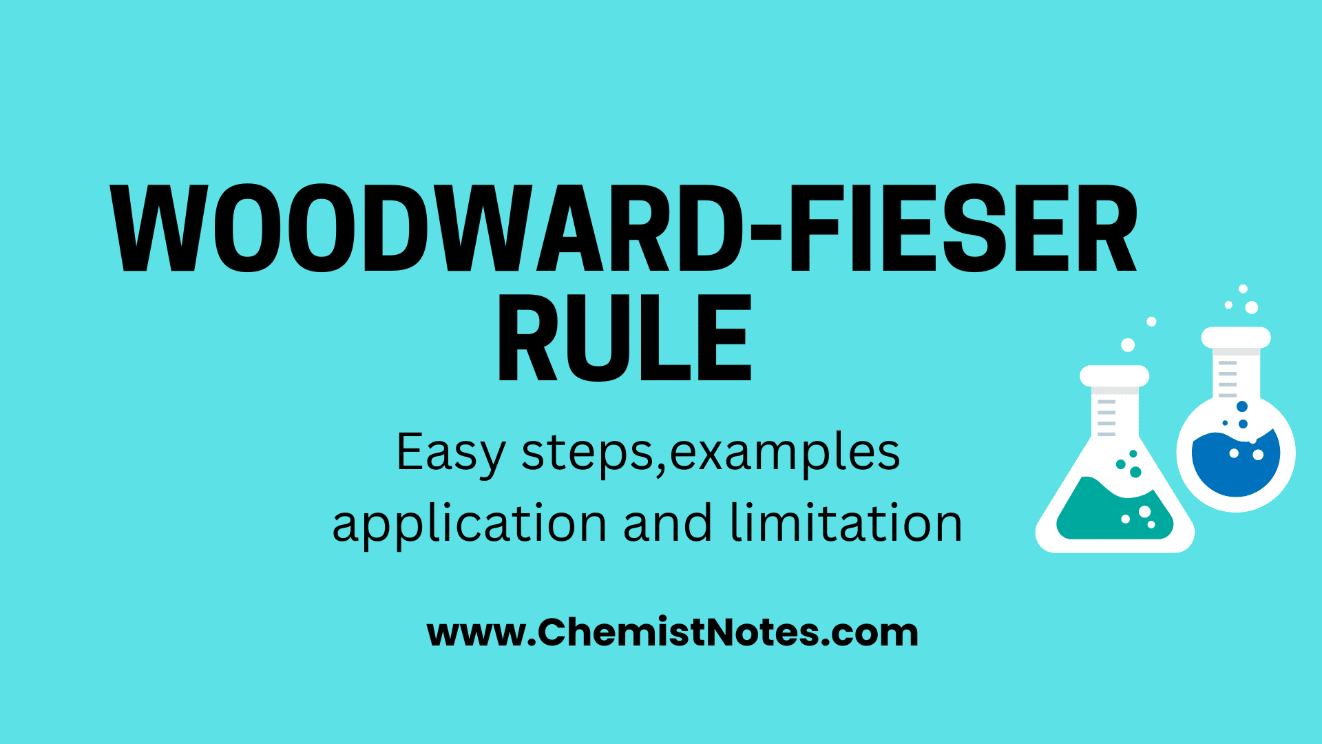 Woodward Fieser rule Easy steps or tricks Chemistry Notes