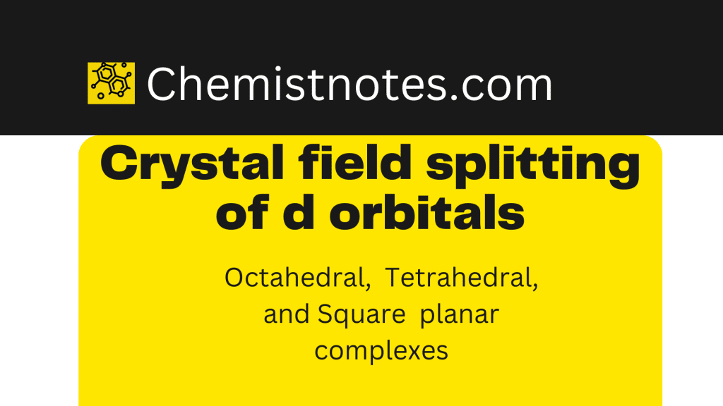 Crystal field splitting