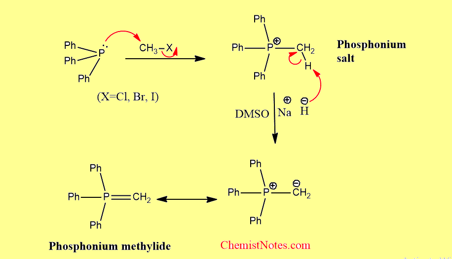 phosphorus ylide formation