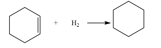 alkene to alkane