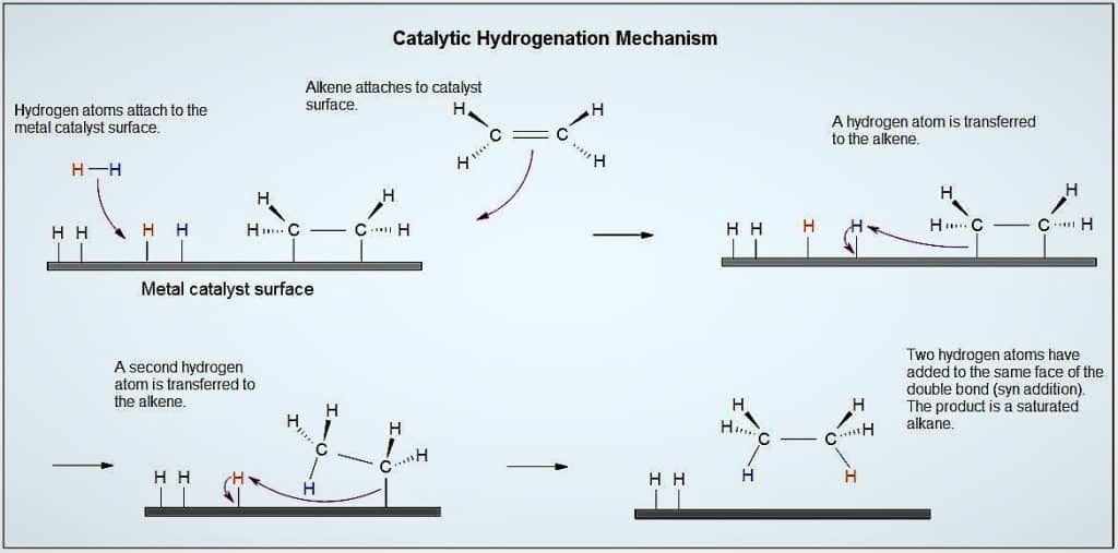 mechanism of heterogenous catalyst