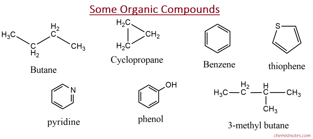 Organic compounds
Organic chemistry'