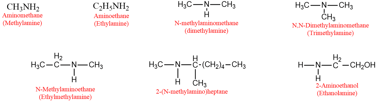 Amines; Detailed explanation of 1º, 2º, and, 3º amines - Chemistry Notes