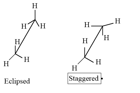 sawhorse conformation of ethane