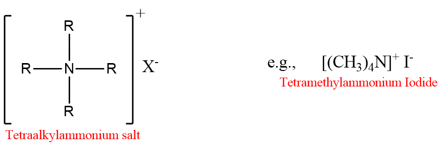 Quaternary ammonium salts