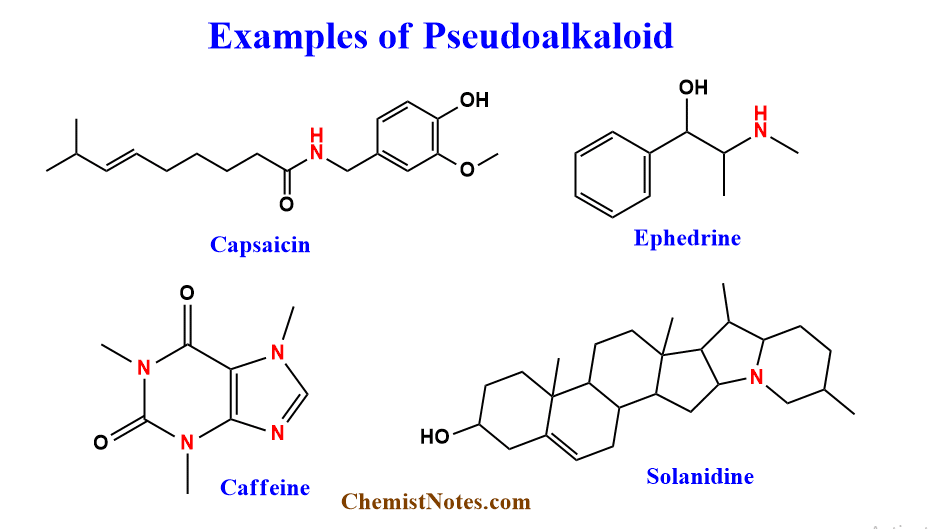 Alkaloids examples