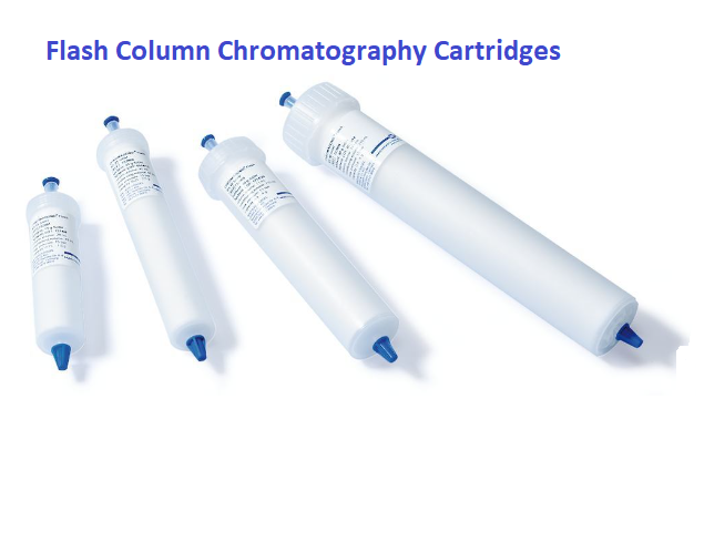 Flash column chromatography cartridges