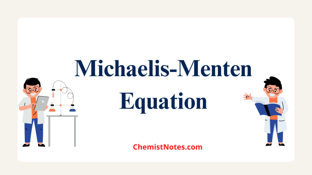 derivation of the michaelis menten equation