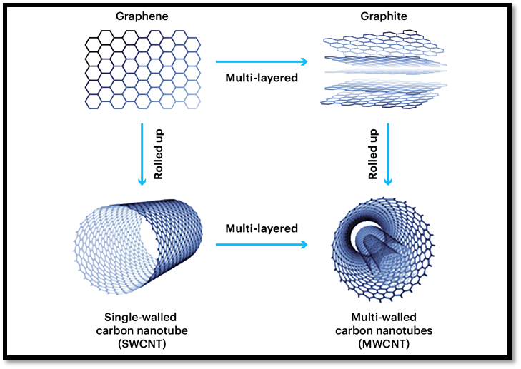 Single-walled and multi-walled carbon nanotubes