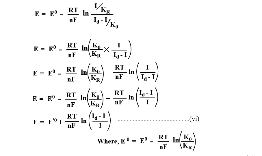 Half-wave potential derivation
