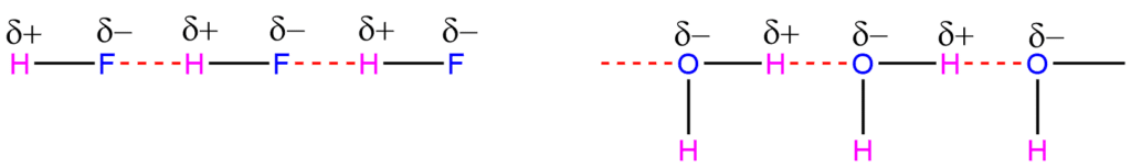 Intermolecular hydrogen bonding