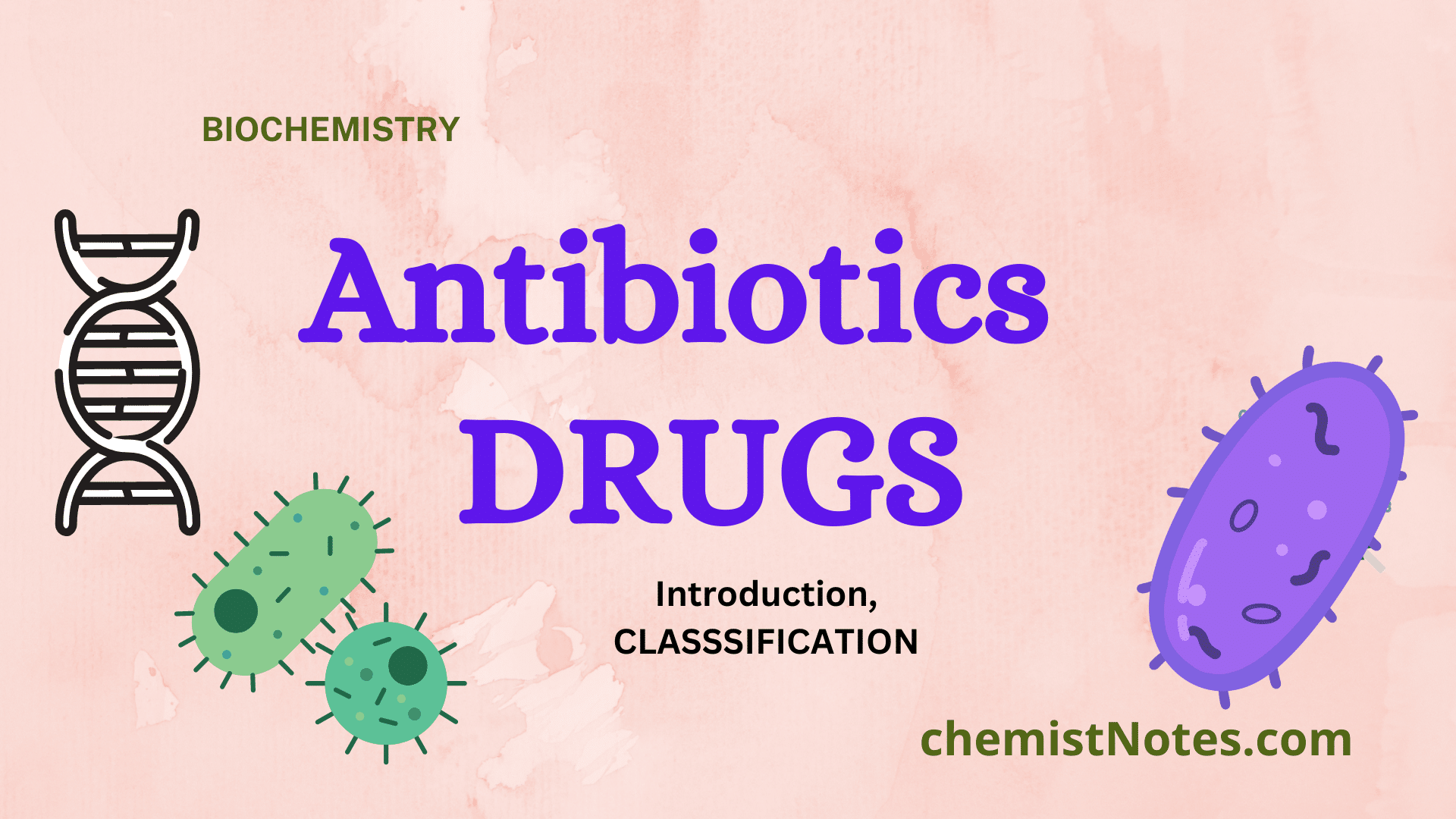 Antibiotics Drugs Definition, Classification, and Modification