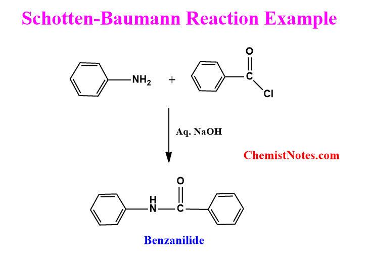 Schotten Baumann reaction of aniline