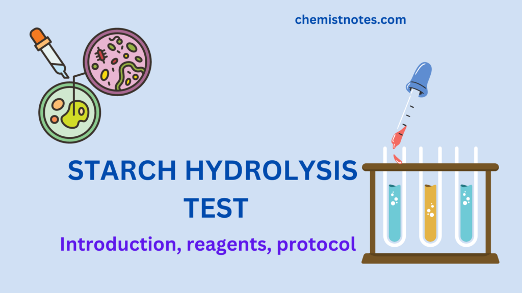 STARCH HYDROLYSIS TEST