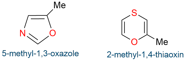 Naming of heterocyclic compounds more than 2 heteroatoms 

