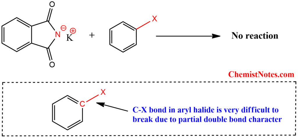 Why can't aromatic primary amines be prepared by Gabriel phthalimide synthesis?